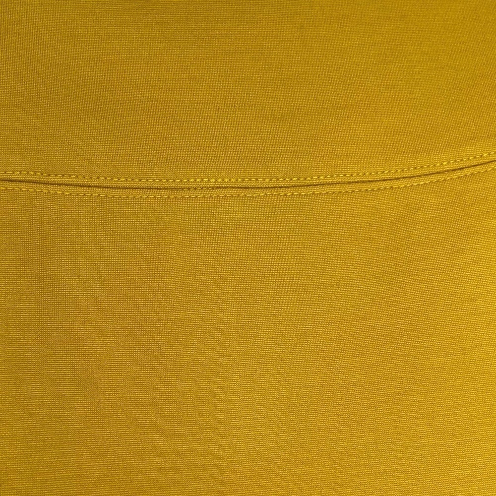 I.N.C International Concepts~Mustard Yellow Pencil Skirt~Back Slit~Size 12 - Picture 2 of 6